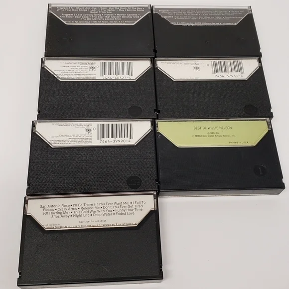 Willie Nelson Cassette Lot of 7 Vintage Music Tapes - Picture 3 of 11